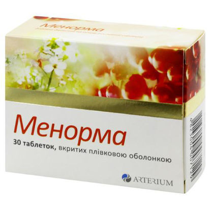 Світлина Менорма таблетки 735 мг №30
